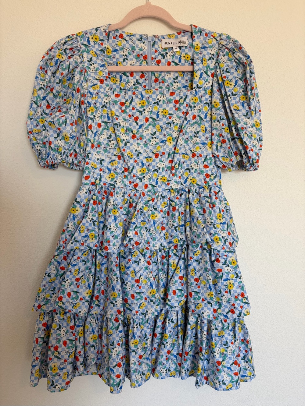 Hunter Bell Porter Dress Blue Wildflower Medley